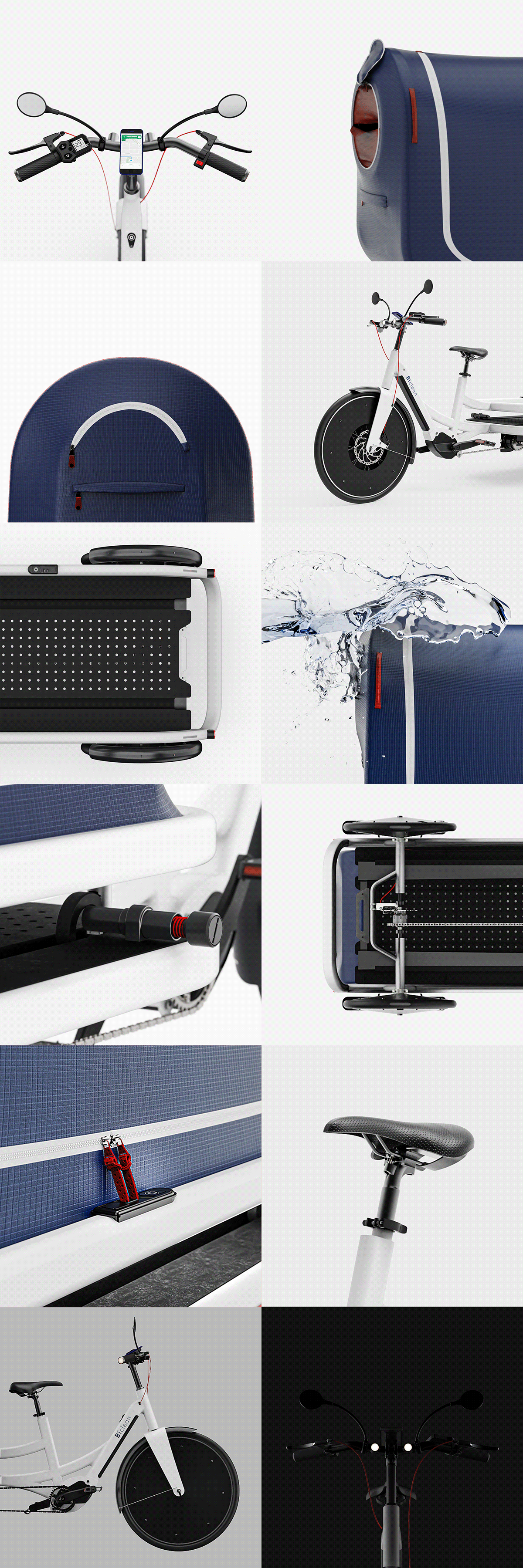 Biclean，Electronic freight bicycle，vehicle，originality，