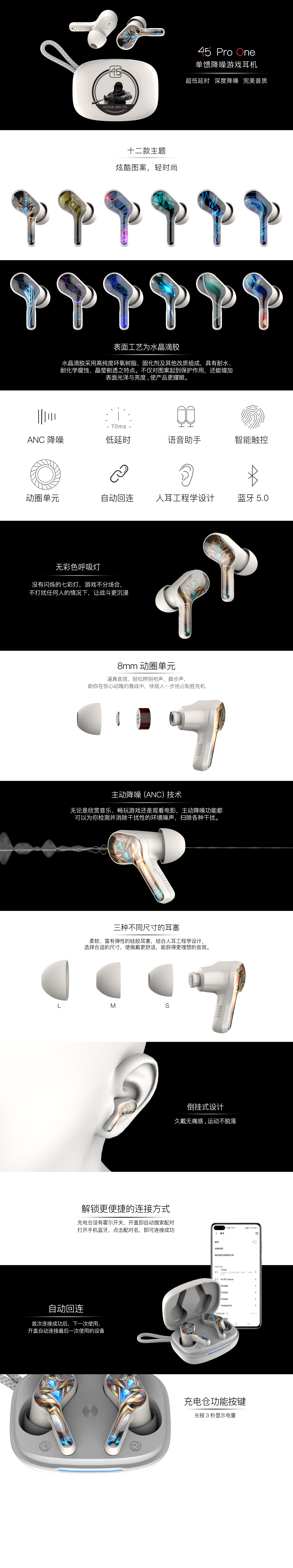 TWS headset, Bluetooth headset, headset, digital products，