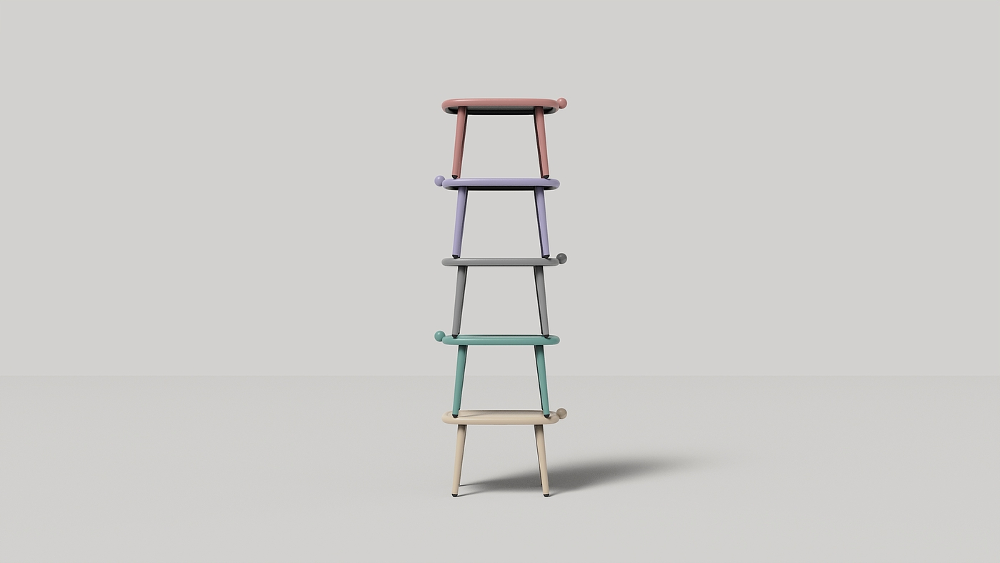 furniture design ，Diligent design，product design，original，chair，stool，