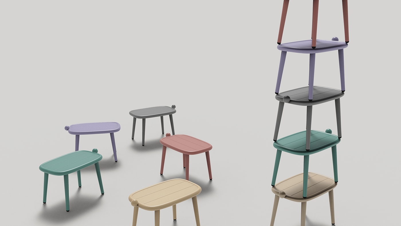 furniture design ，Diligent design，product design，original，chair，stool，