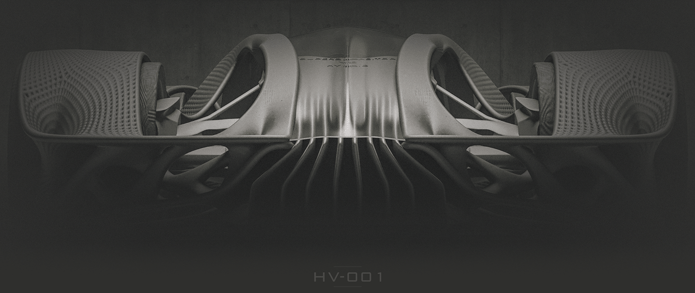 The HV-001，Ayoub Ahmad，3D printing，Automobile manufacturing technology，Super car，Automobile design，