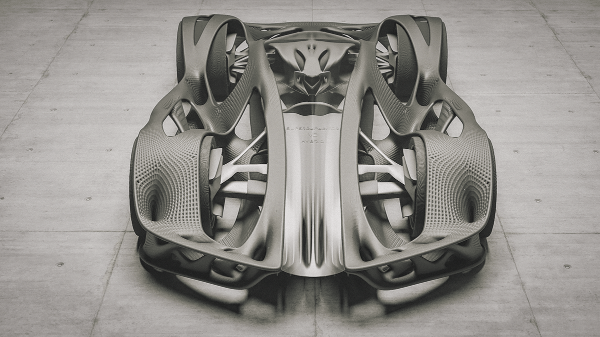 The HV-001，Ayoub Ahmad，3D printing，Automobile manufacturing technology，Super car，Automobile design，