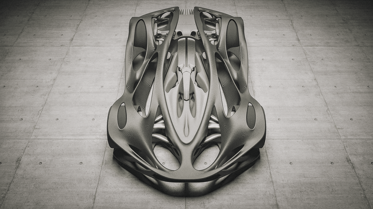The HV-001，Ayoub Ahmad，3D printing，Automobile manufacturing technology，Super car，Automobile design，