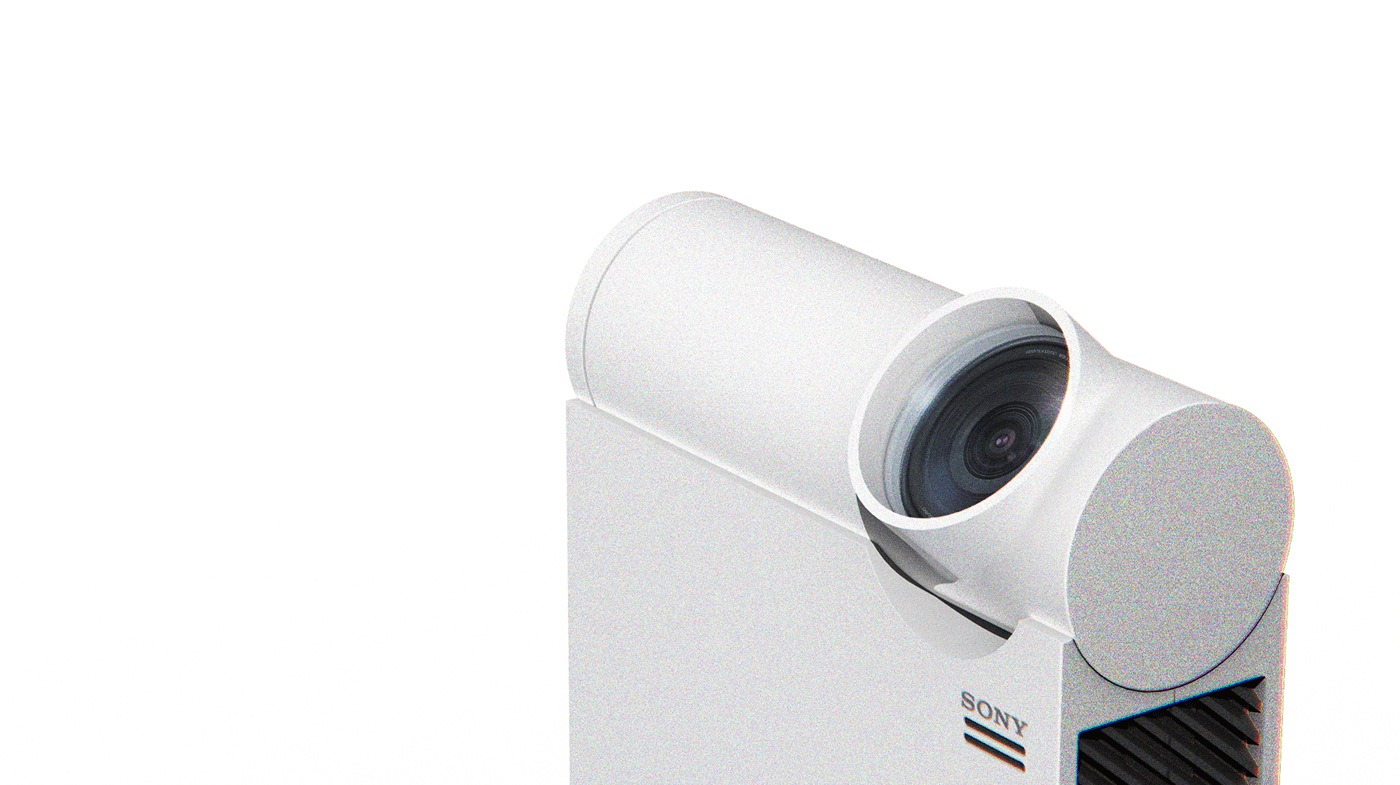 sony，Cybershot Remake，Jongmyoung Kim，product design，Skateboarding camera，