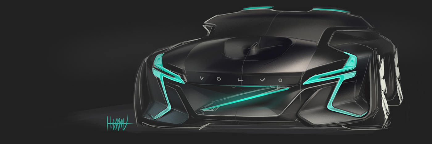 Ubee ，outdoors，automobile，Hand drawn，