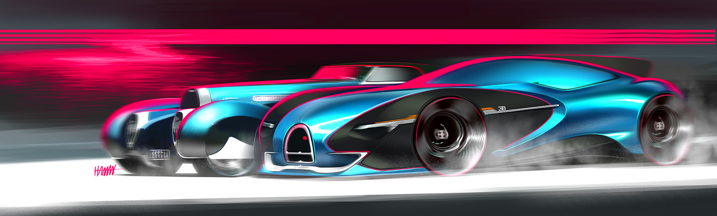 Ubee ，outdoors，automobile，Hand drawn，