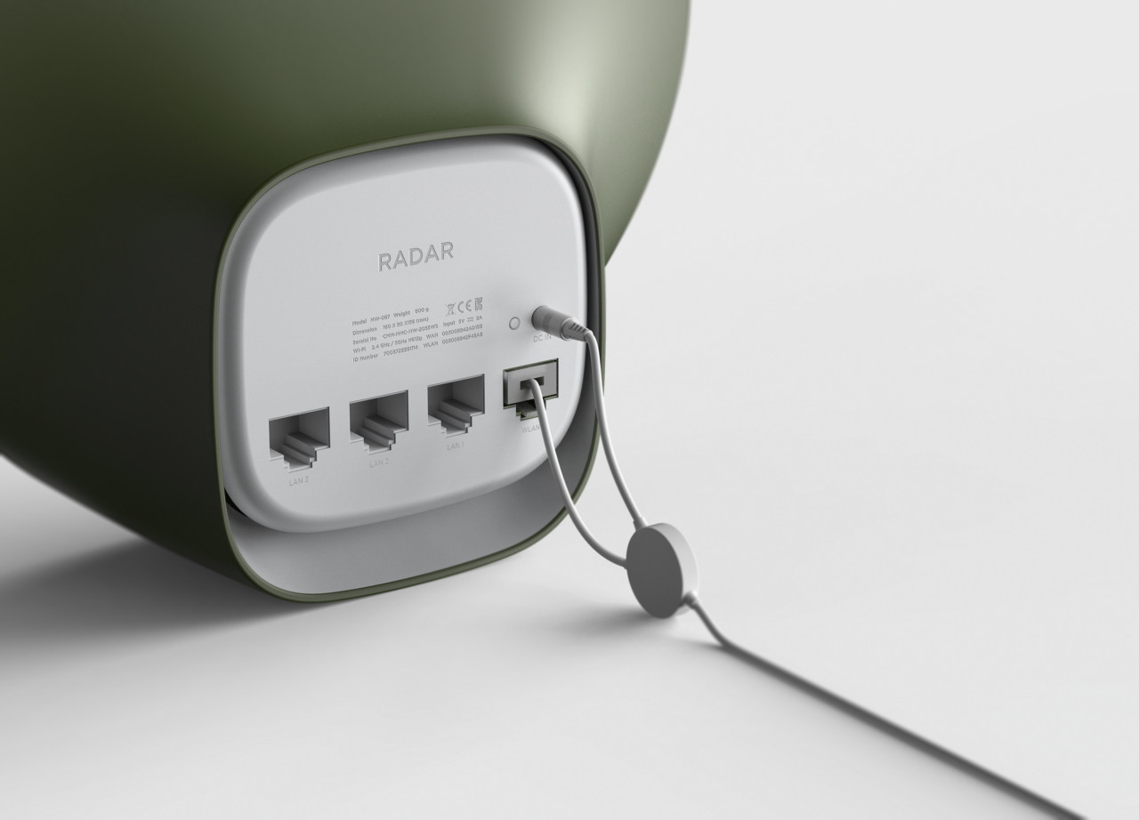 K-design award，product design，RADAR Router，Wi Fi signal，Yeo Jaewon，