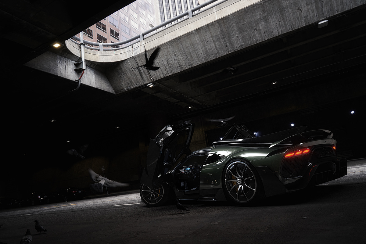 Sports car，Benz，Super run，cgi，