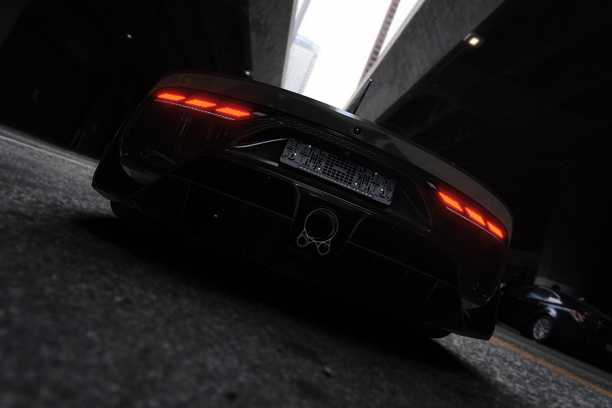 Sports car，Benz，Super run，cgi，