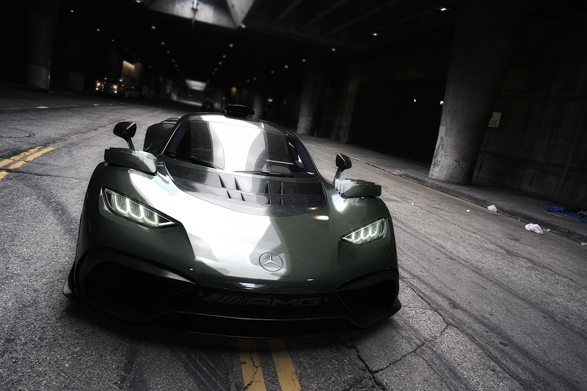 Sports car，Benz，Super run，cgi，