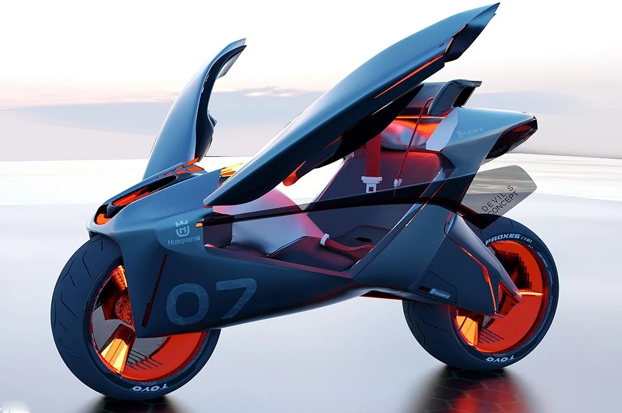 motorcycle，concept，Electric vehicle，