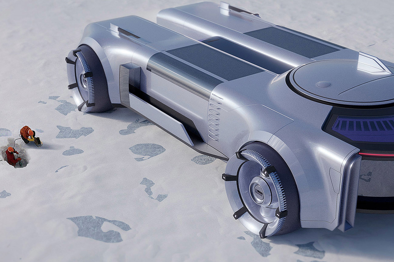 vehicle，modular，solar energy，science fiction，Automobile conceptual design，