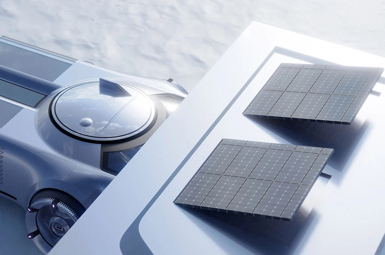 vehicle，modular，solar energy，science fiction，Automobile conceptual design，