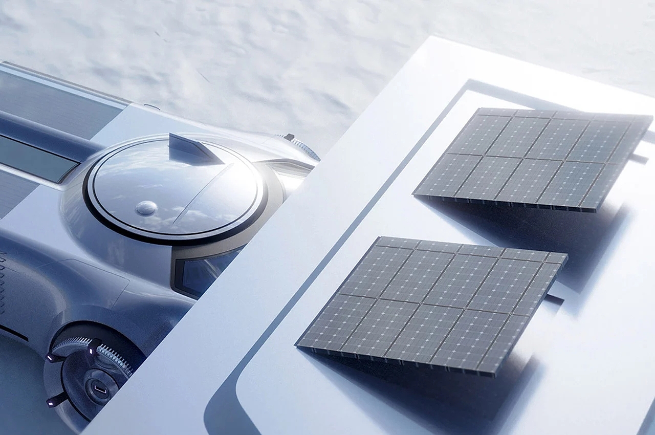 车，模块，太阳能，科幻，汽车概念设计，