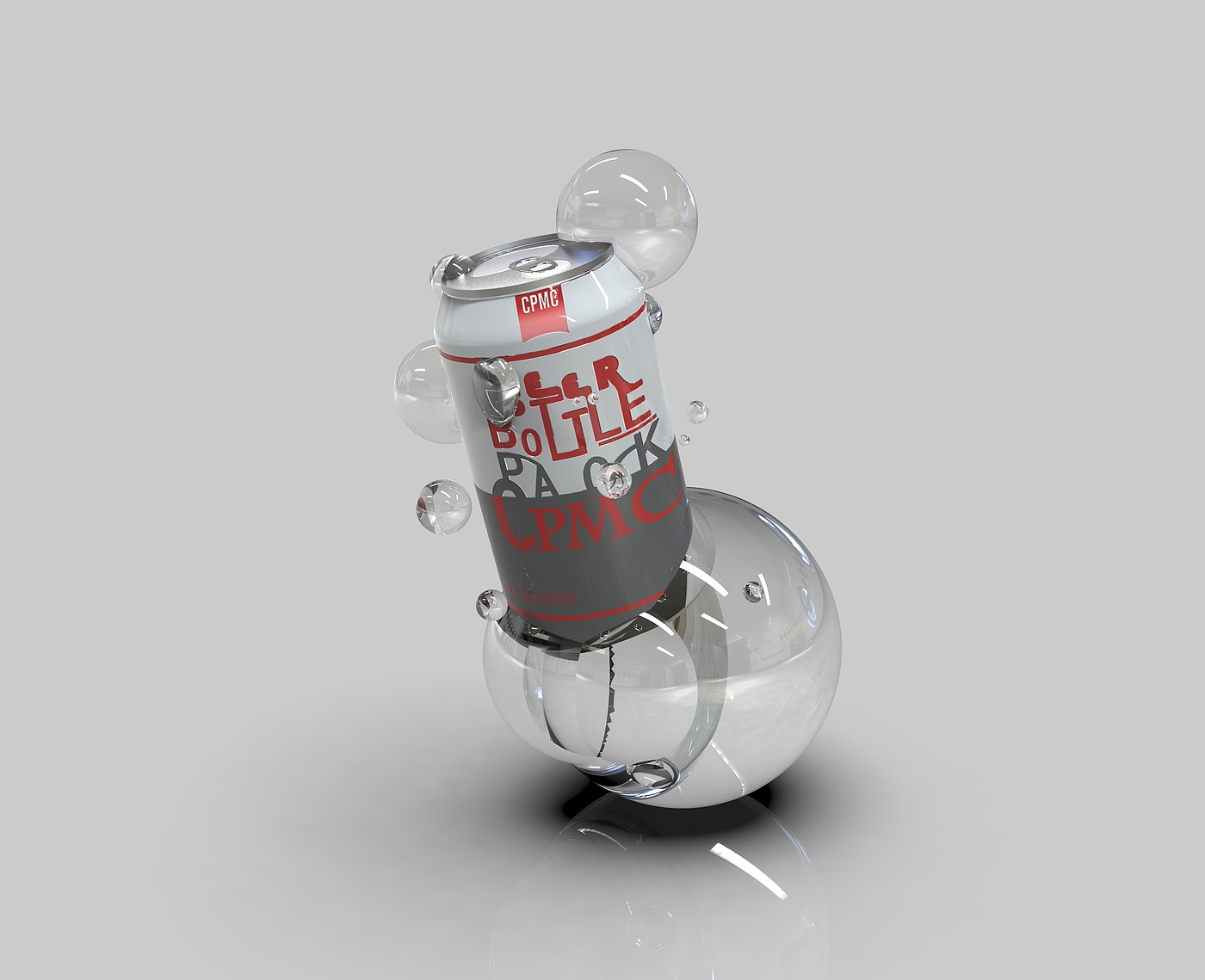 The self-designed wine can packaging did not win the prize in COFCO competition，