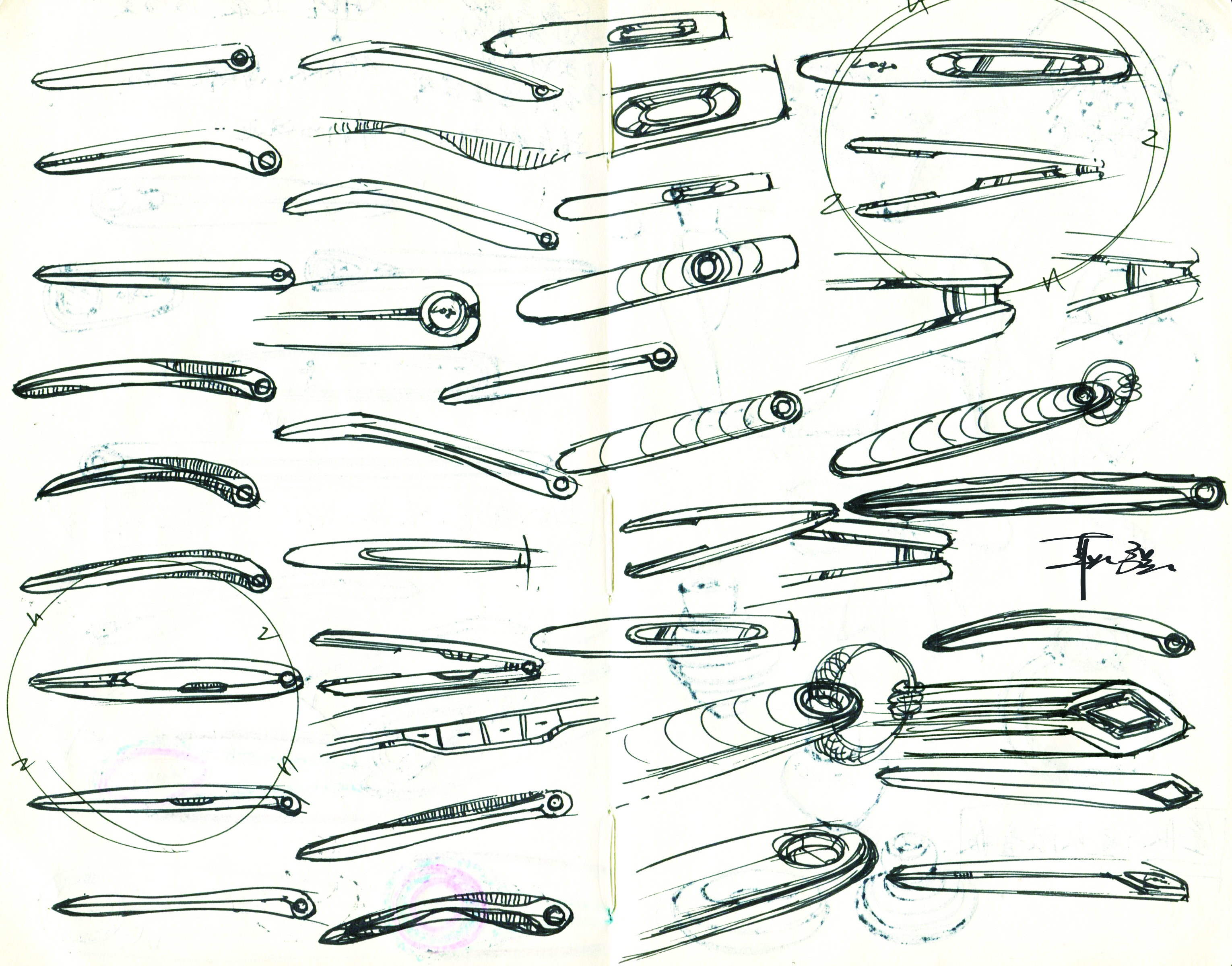 Hand drawn log，Design log，