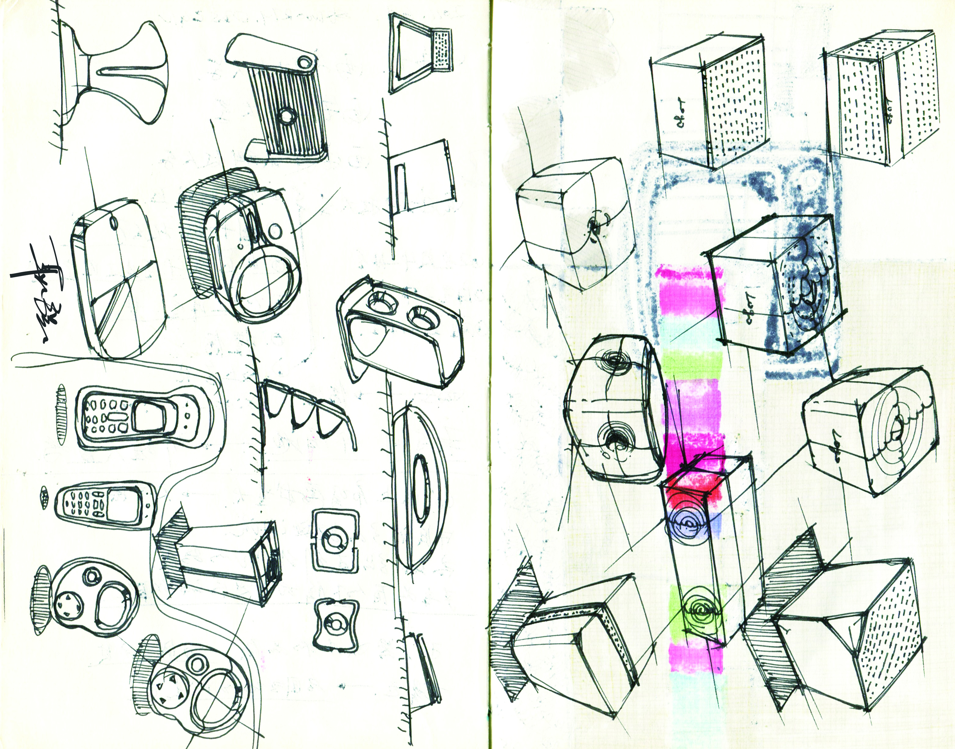 Hand drawn log，Design log，