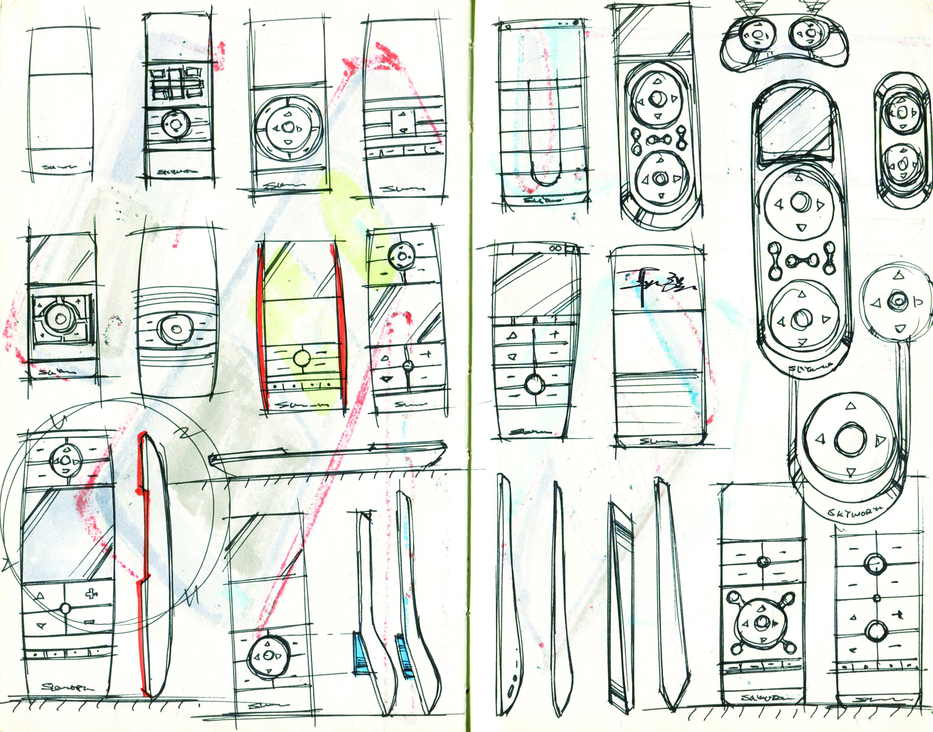 Hand drawn log，Design log，