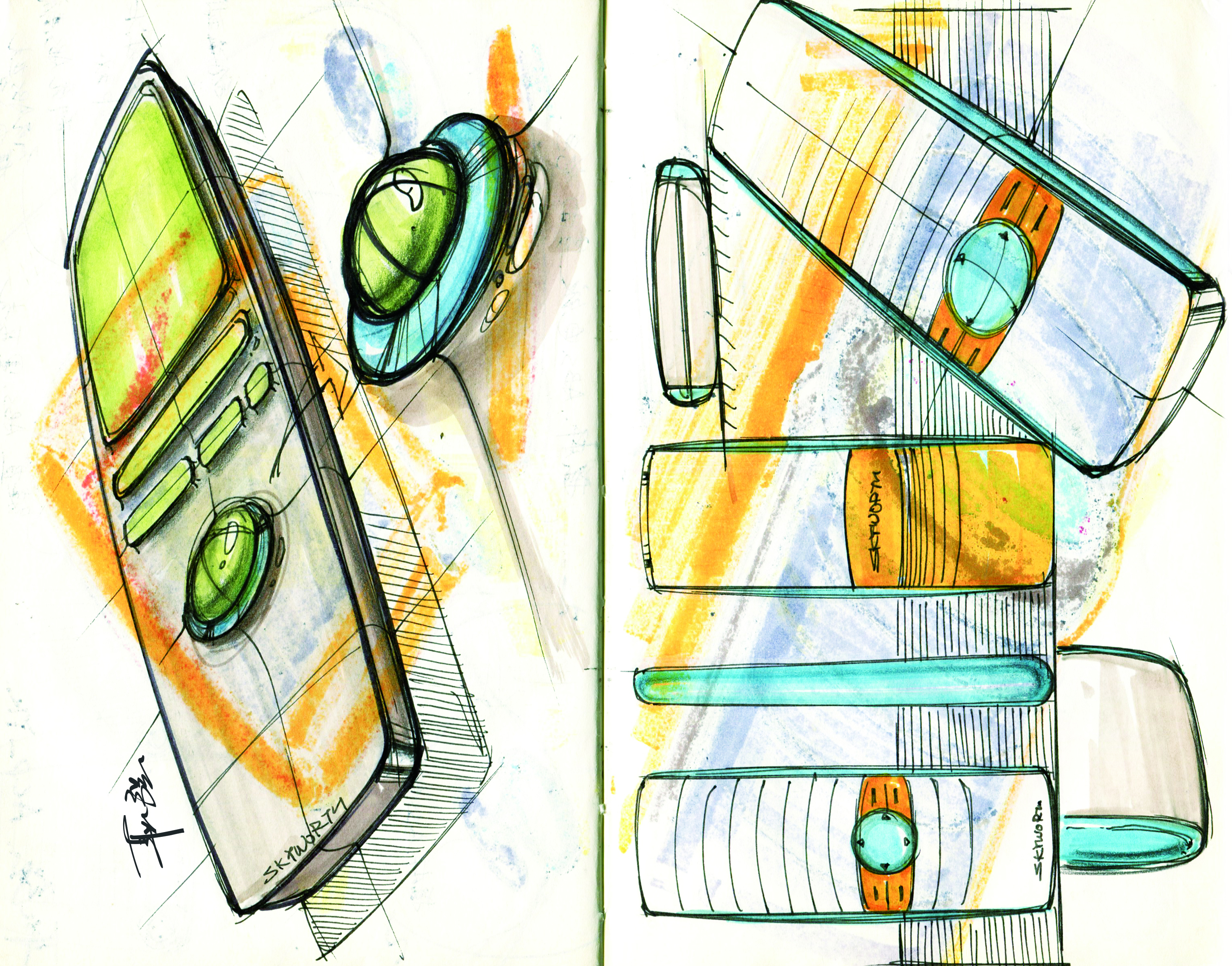 Hand drawn log，Design log，