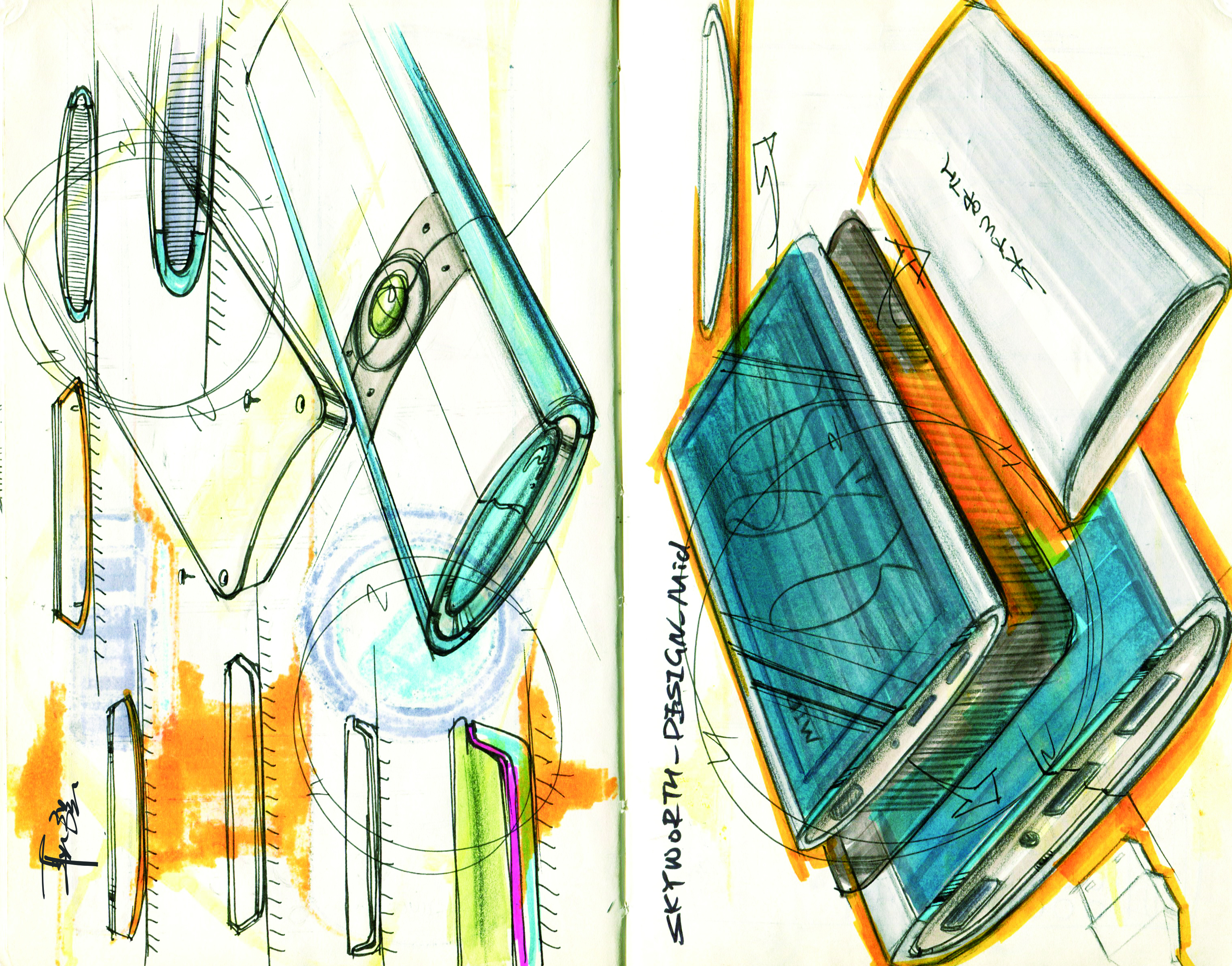 Hand drawn log，Design log，