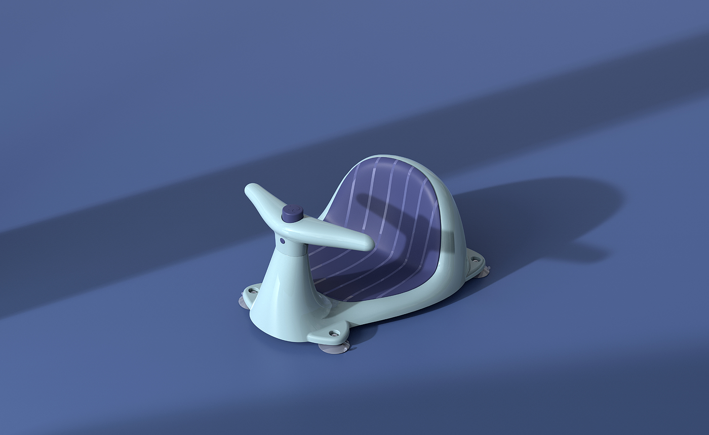 Baby products, bath seats, bionic design，