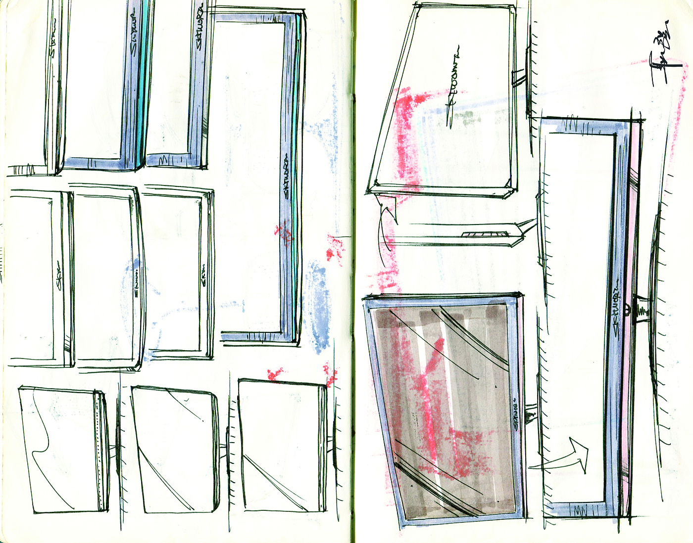 Hand drawn log，Design log，