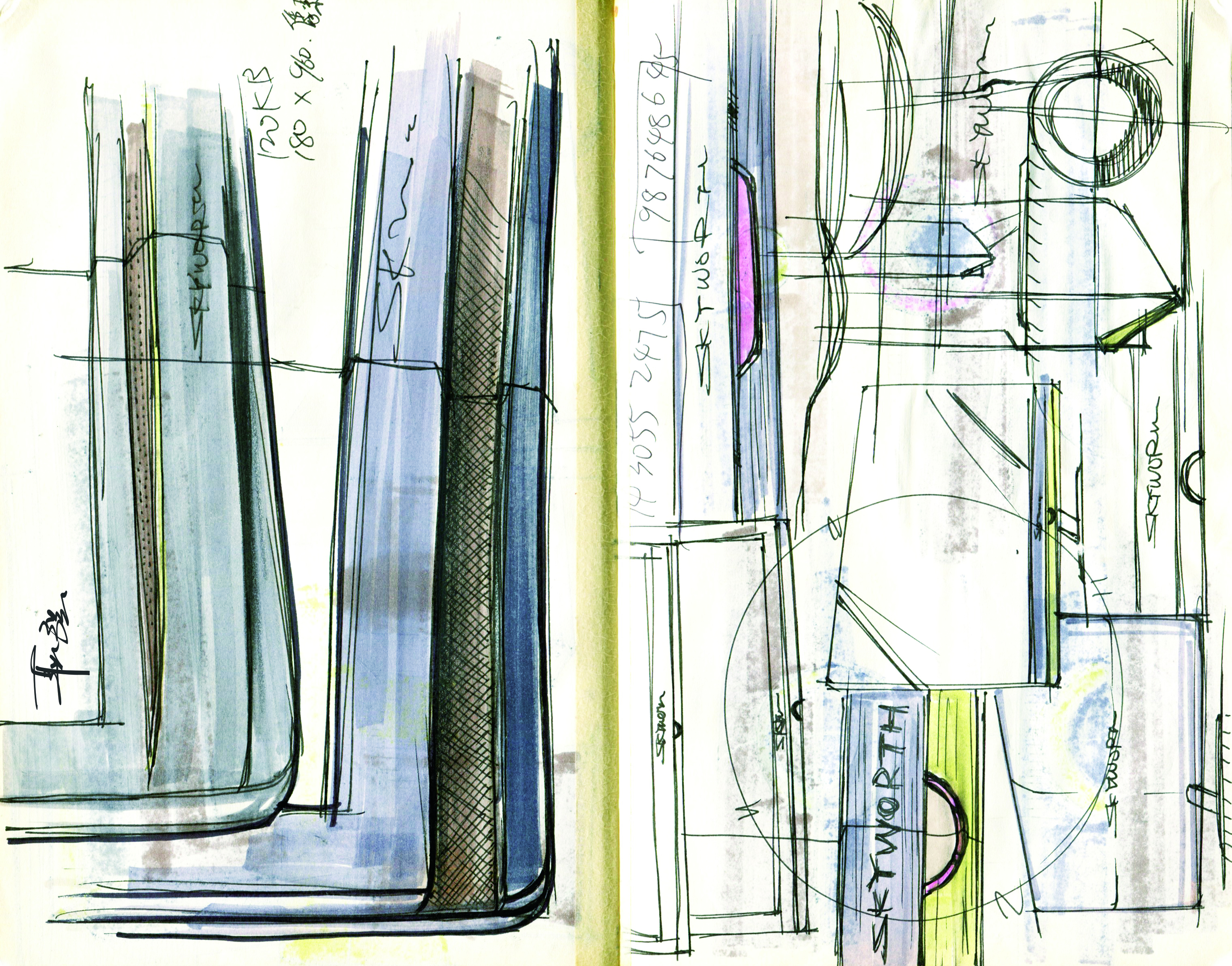 Hand drawn log，Design log，