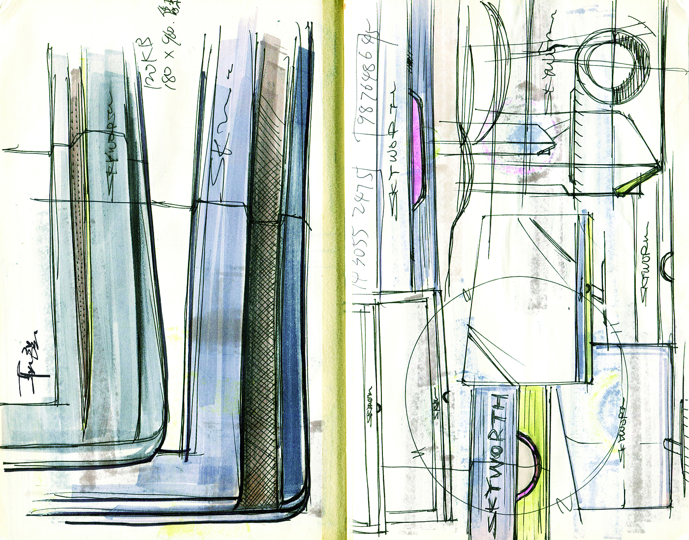 Hand drawn log，Design log，