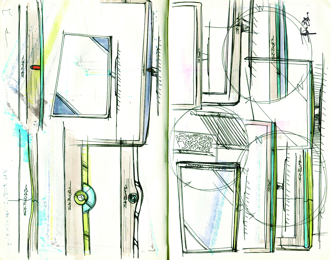 Hand drawn log，Design log，