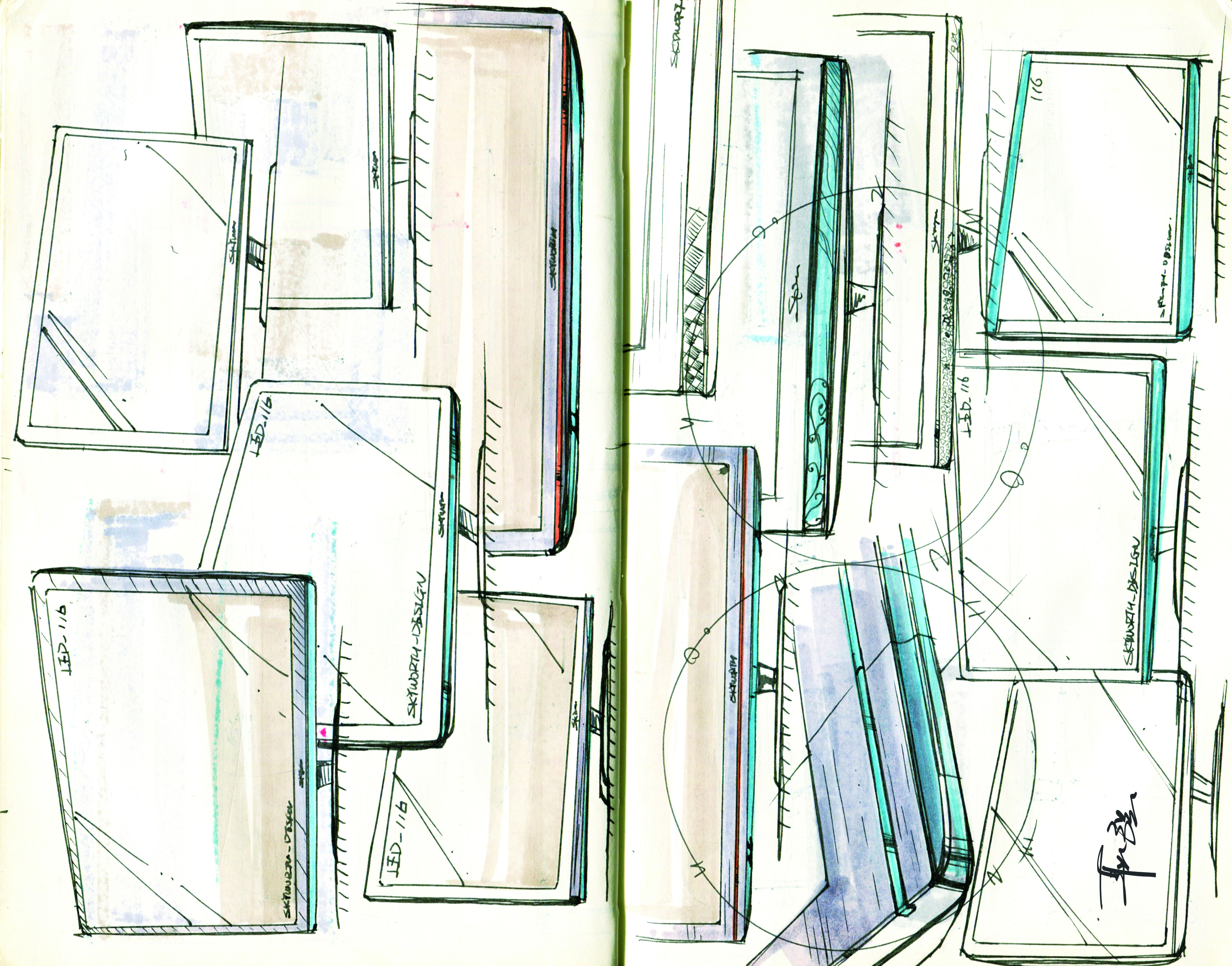 Hand drawn log，Design log，