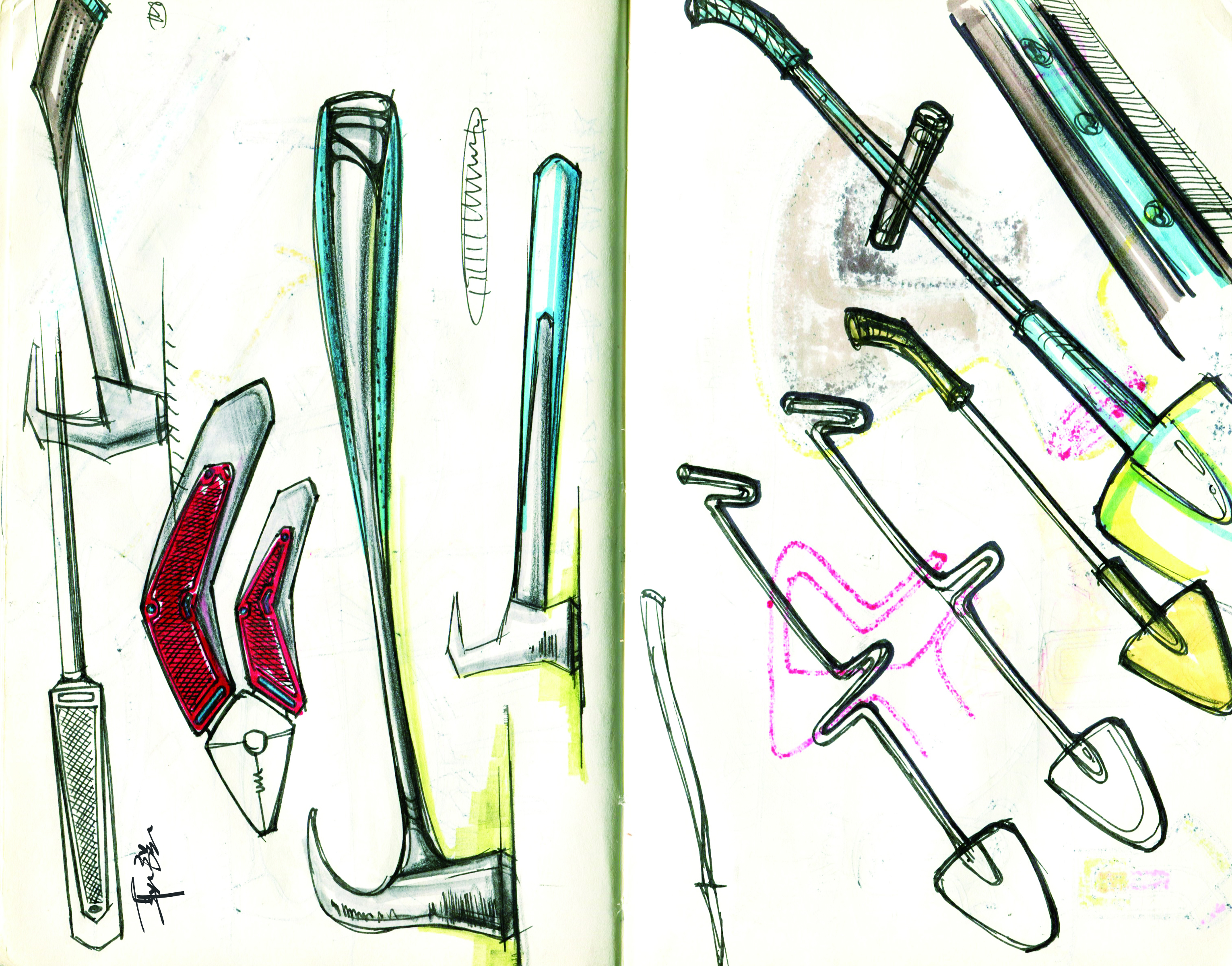 Hand drawn log，Design log，