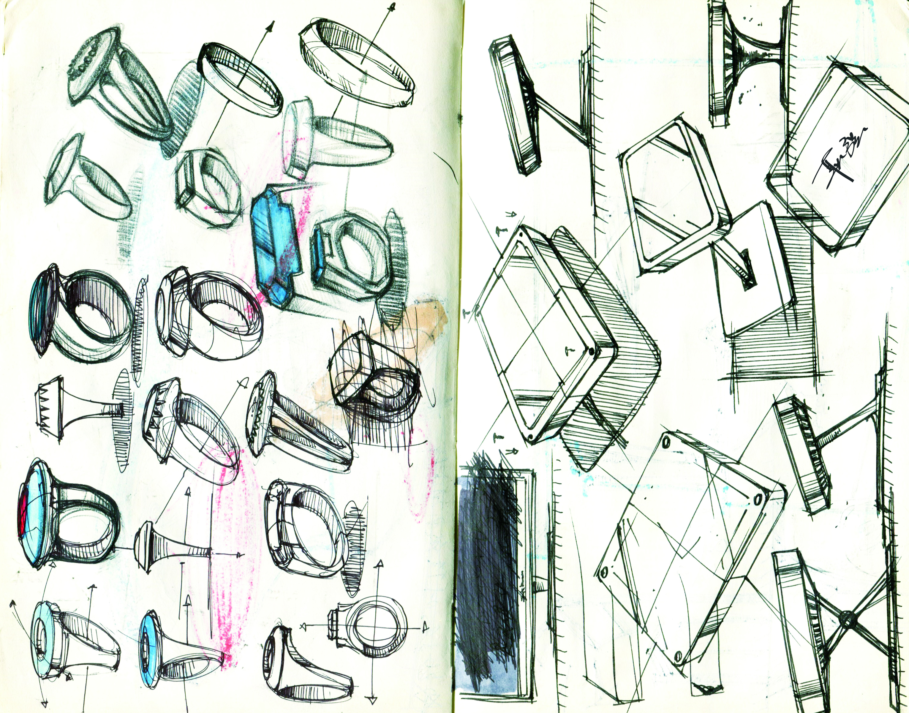 Hand drawn log，Design log，