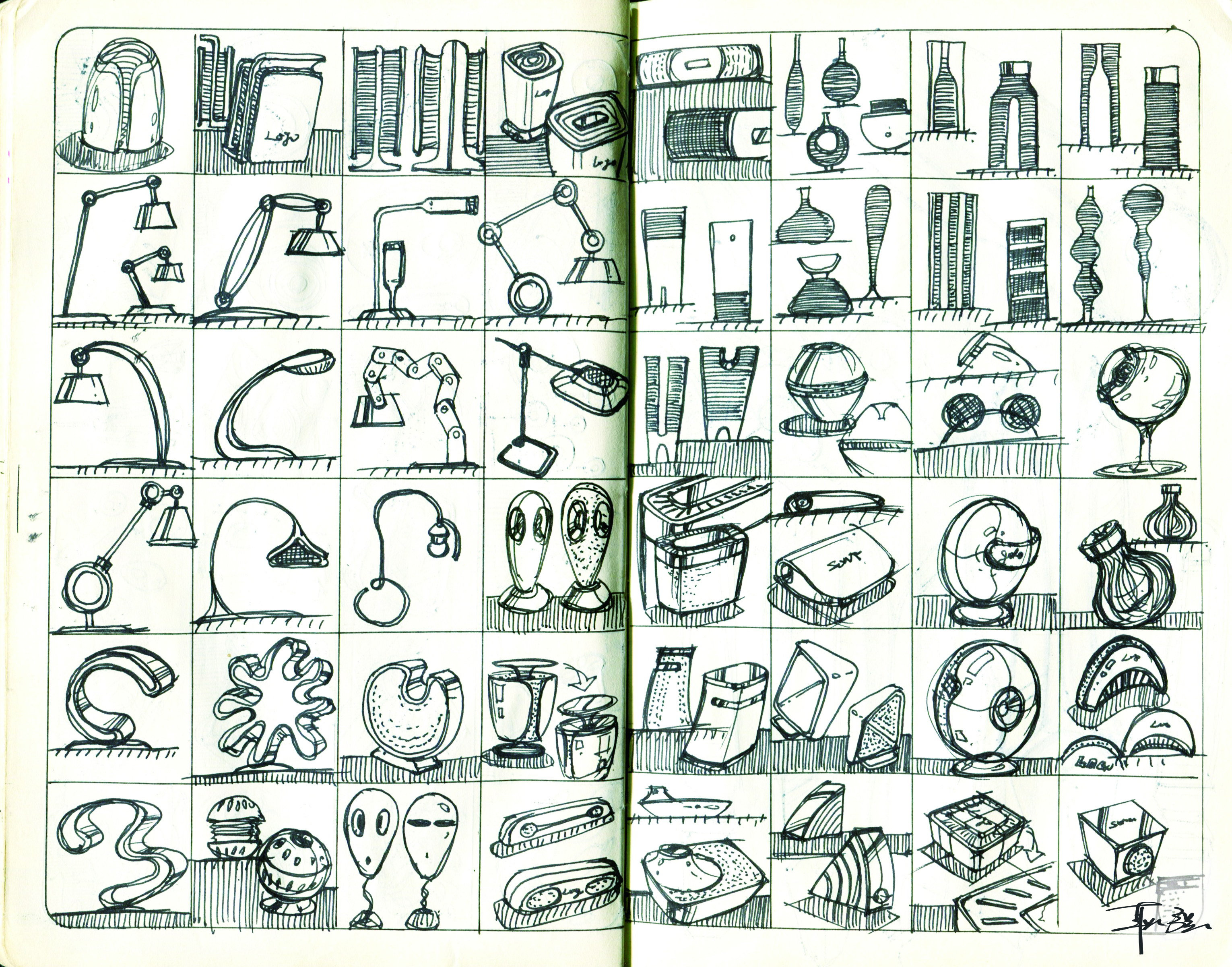 Hand drawn log，Design log，