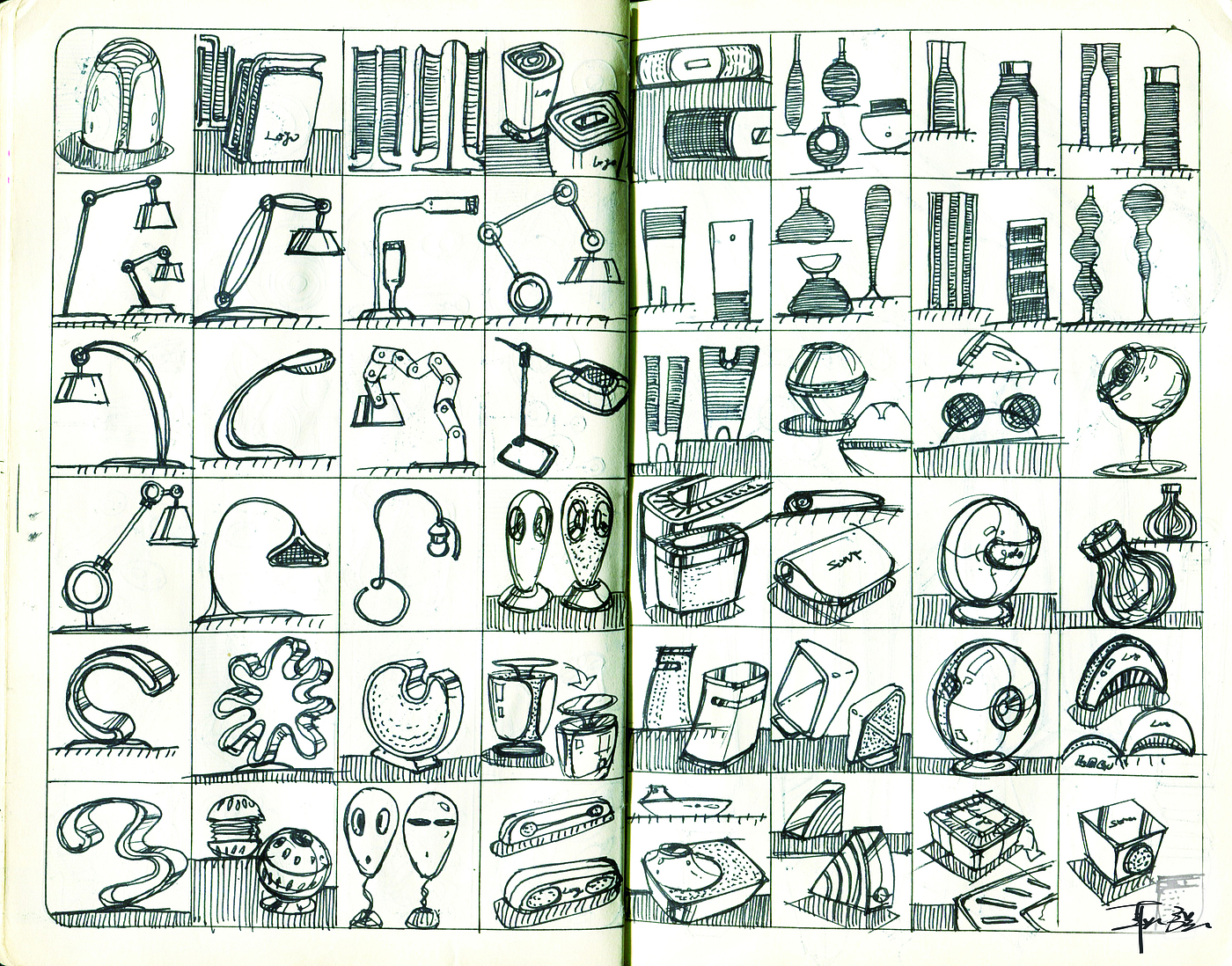 Hand drawn log，Design log，