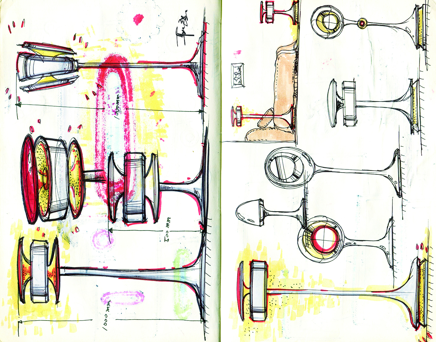 Hand drawn log，Design log，