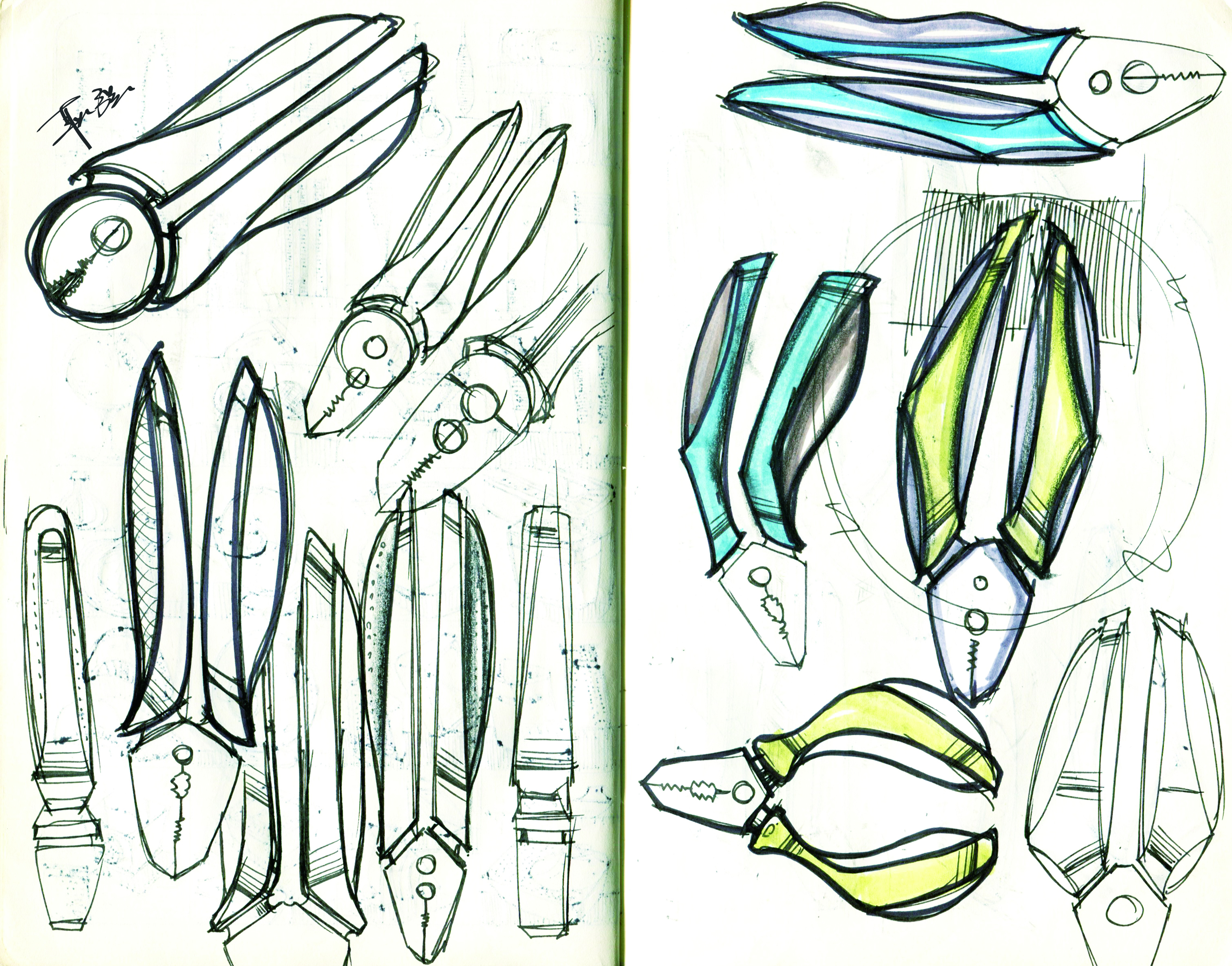 Hand drawn log，Design log，