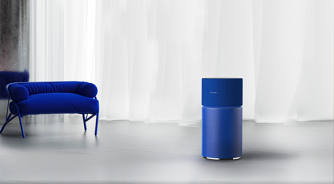 purifier，product design，ID design，Household appliances，Environmental electrical appliances，Back wave design，Empty net，