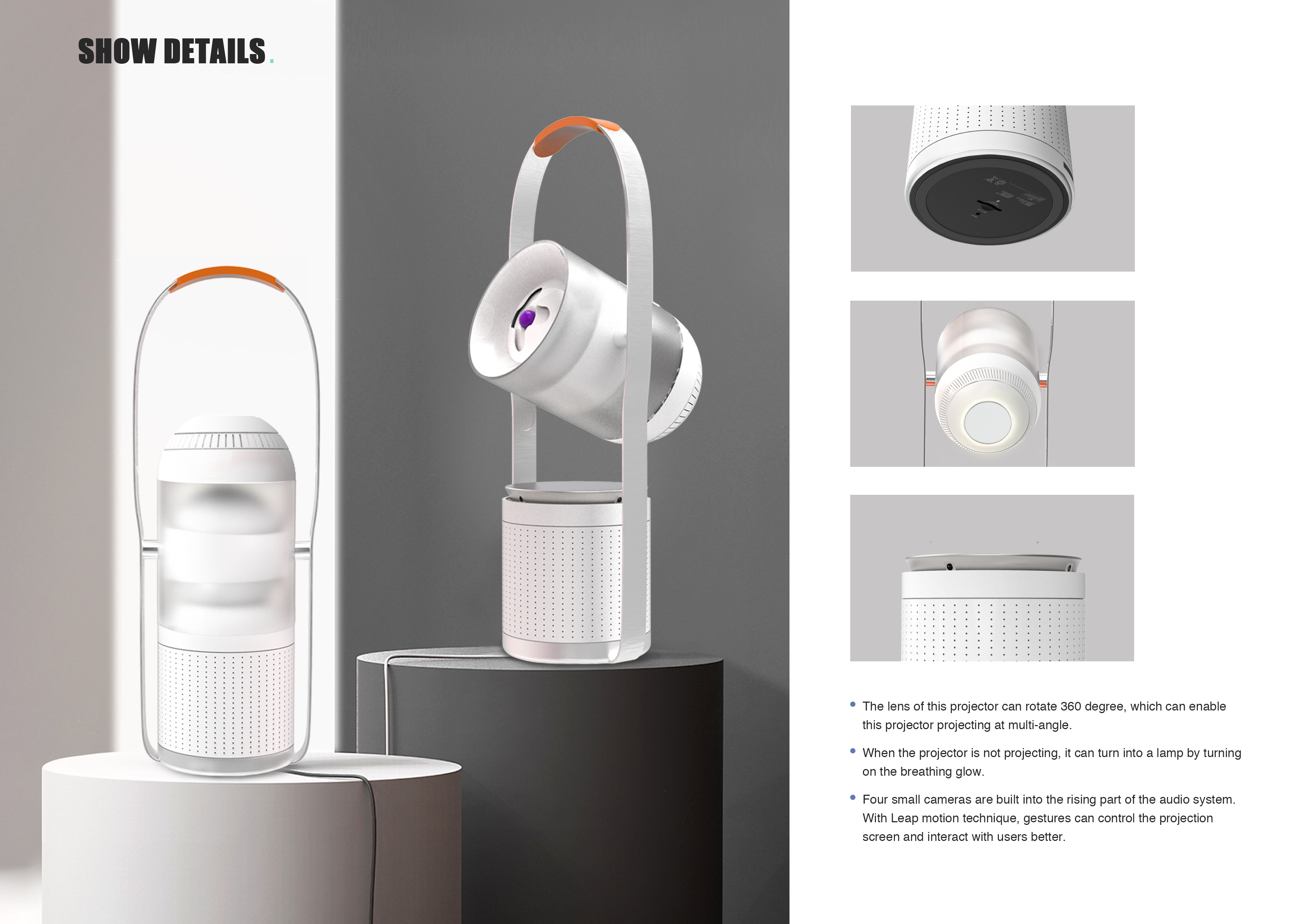 Rotato projector，Smart home，