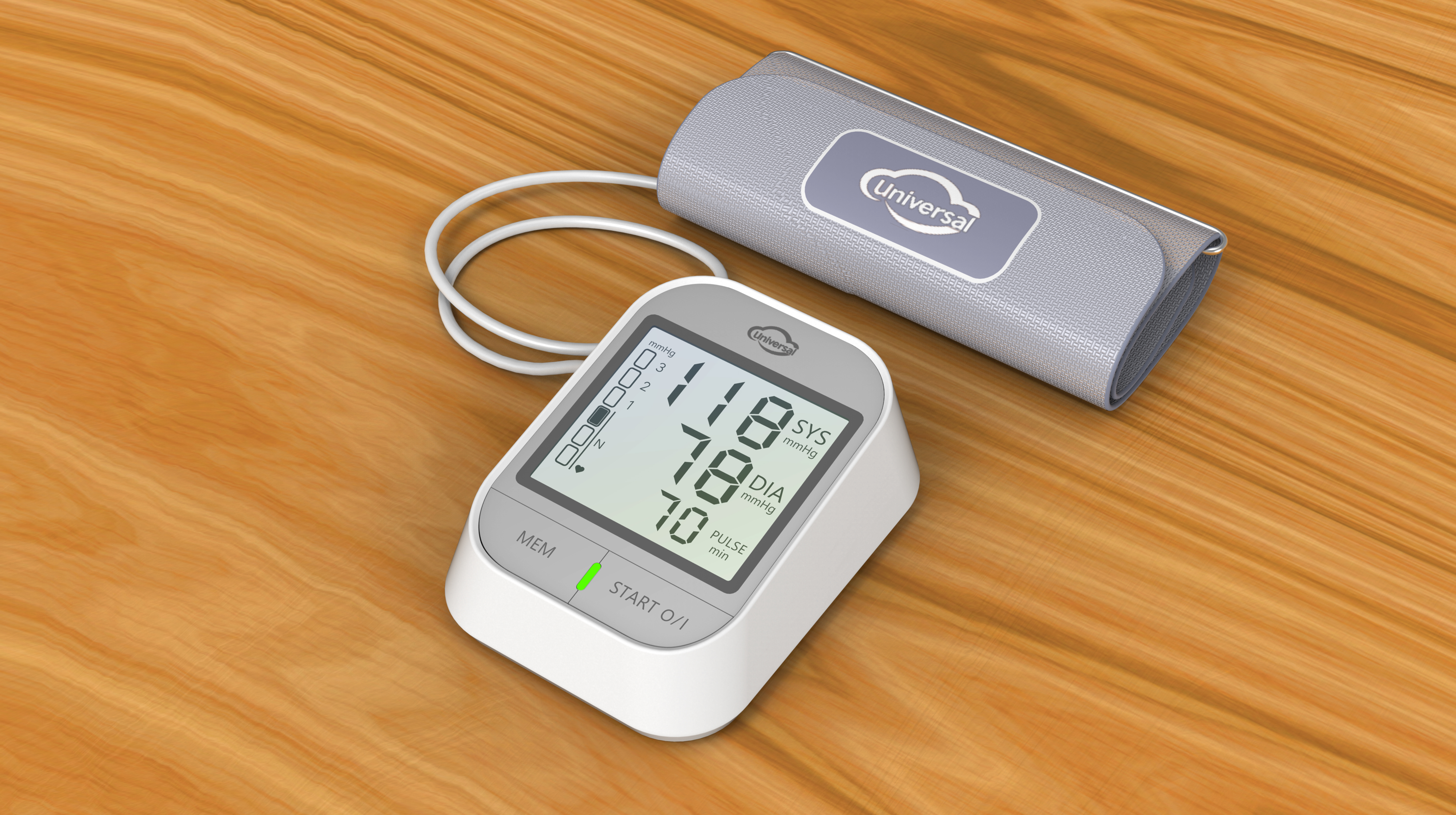 sphygmomanometer，household，medical care，Design，Round tower，