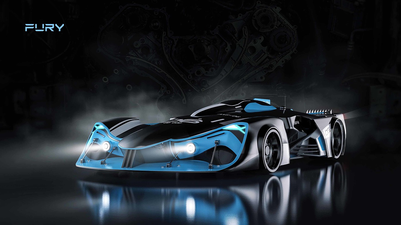 Sports car modeling，Modeling exercise，Rendering exercise，Complex surface，Advanced modeling，Later stage of product，