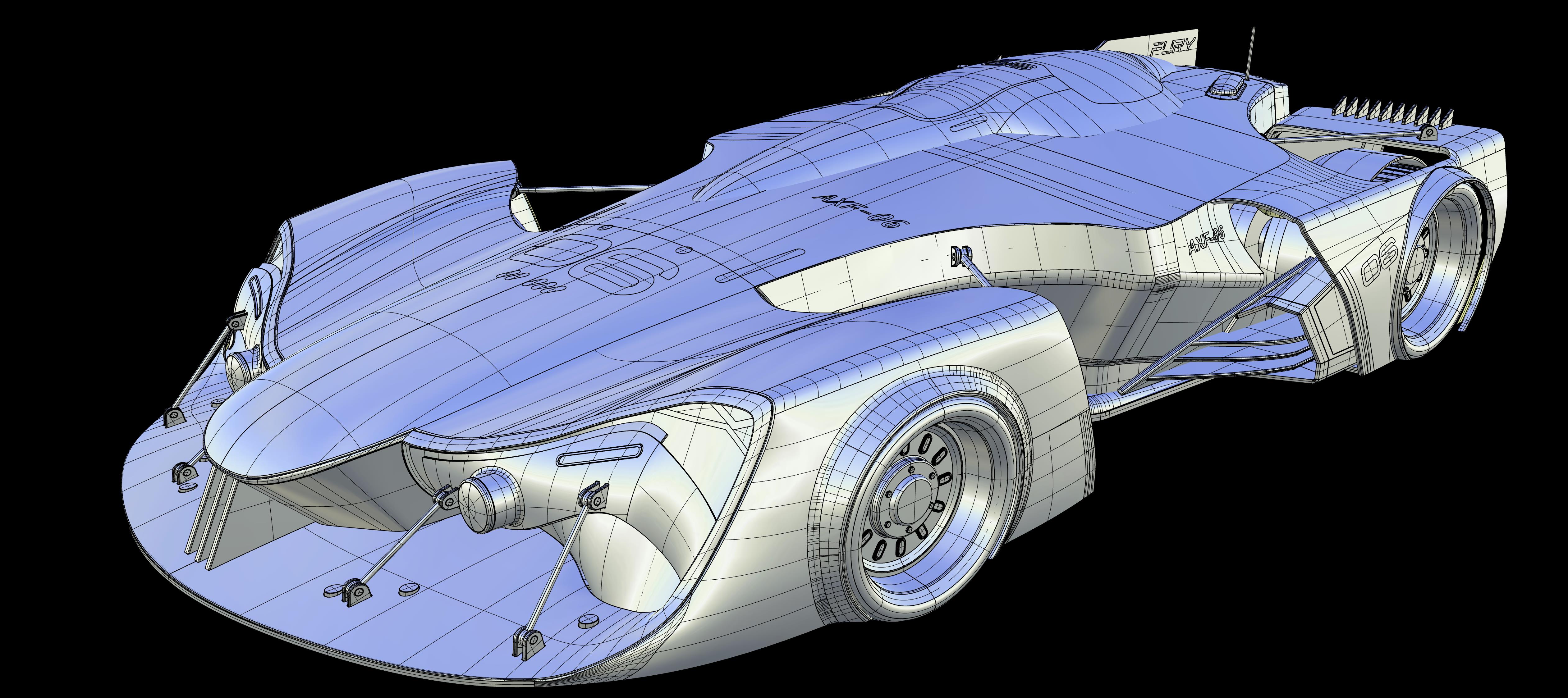 Sports car modeling，Modeling exercise，Rendering exercise，Complex surface，Advanced modeling，Later stage of product，