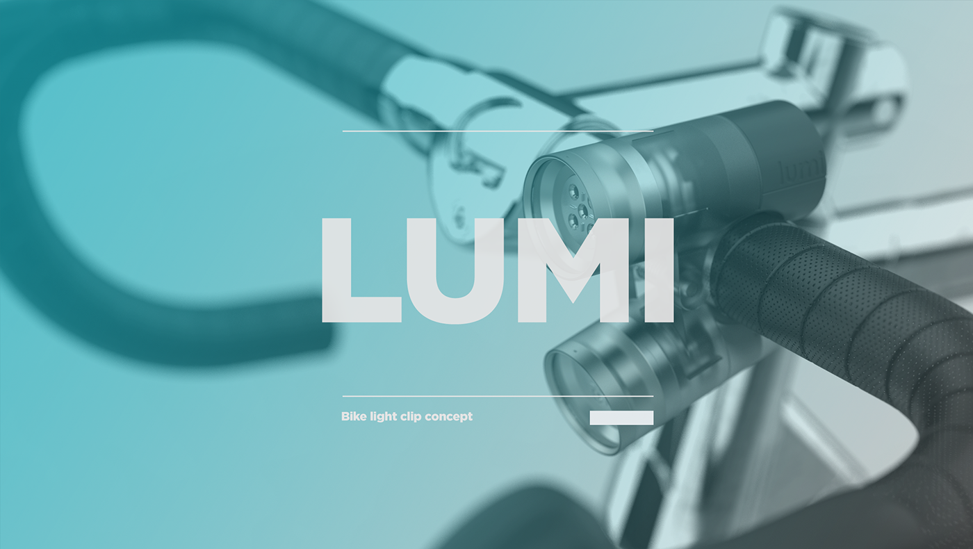 LUMI Bike Light，Bicycle，Interaction design，