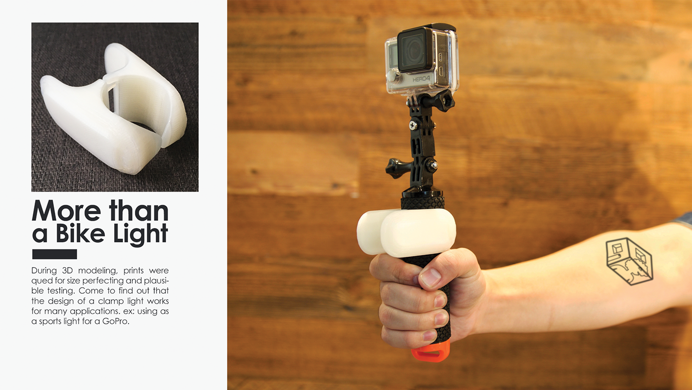 LUMI Bike Light，Bicycle，Interaction design，