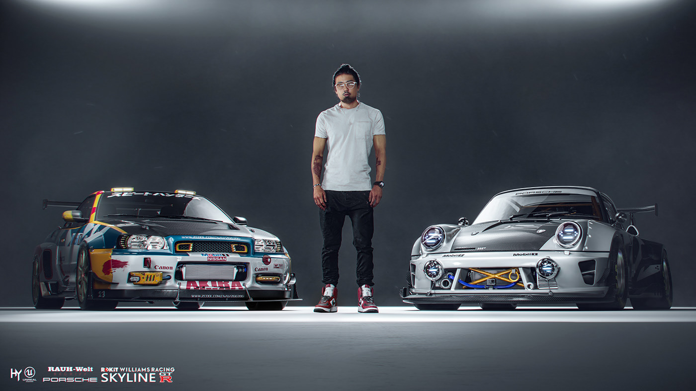 Porsche，RWB，UE4，Unreal Engine ，