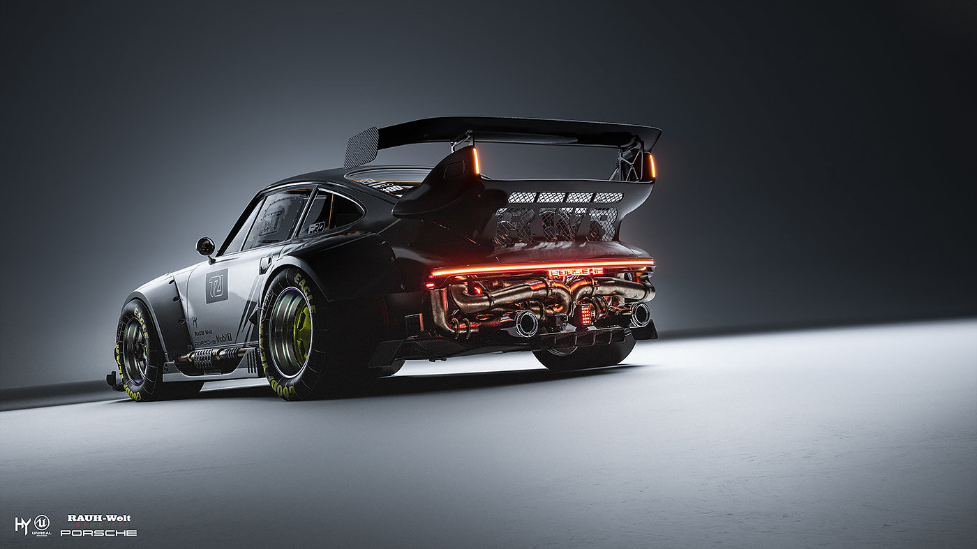 Porsche，RWB，UE4，Unreal Engine ，