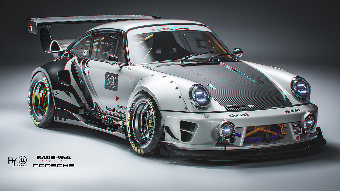 Porsche，RWB，UE4，Unreal Engine ，