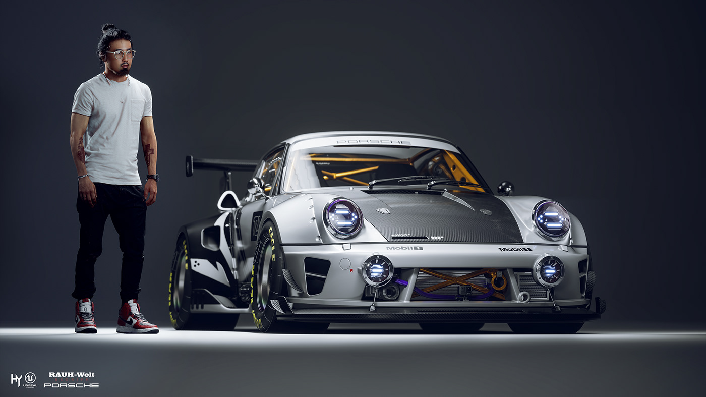 Porsche，RWB，UE4，Unreal Engine ，