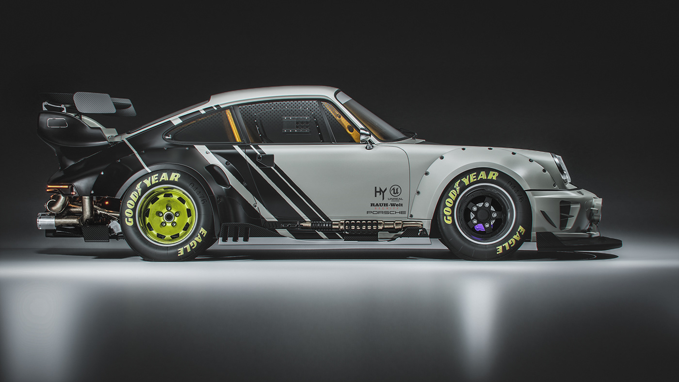 Porsche，RWB，UE4，Unreal Engine ，