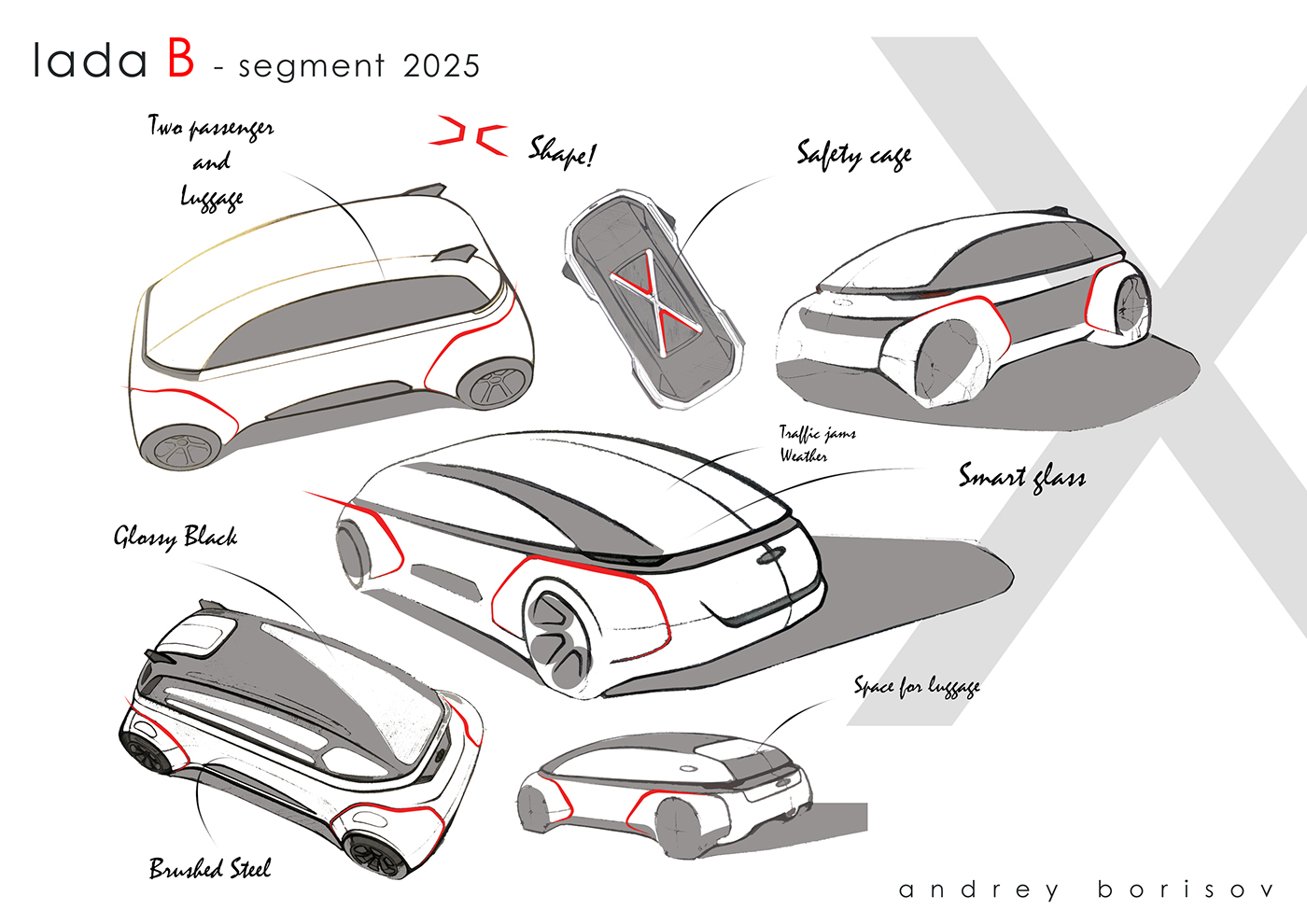 LADA B segment，automobile，concept，