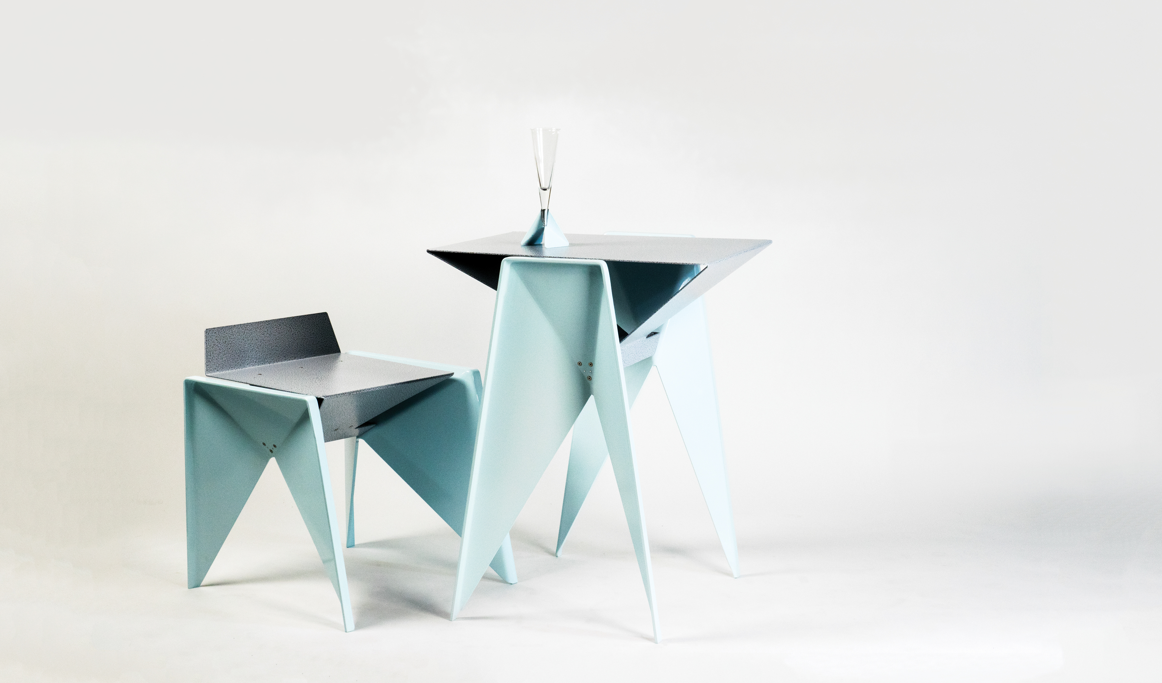 chair，Table，Wine Glass，form，modelling，